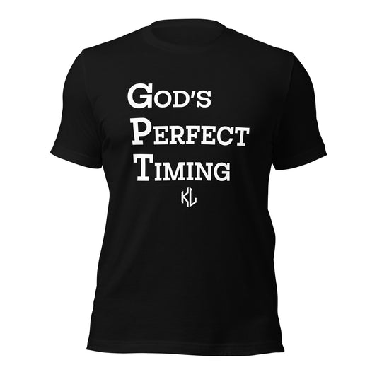 GOD'S PERFECT TIMING Premium Unisex t-shirt