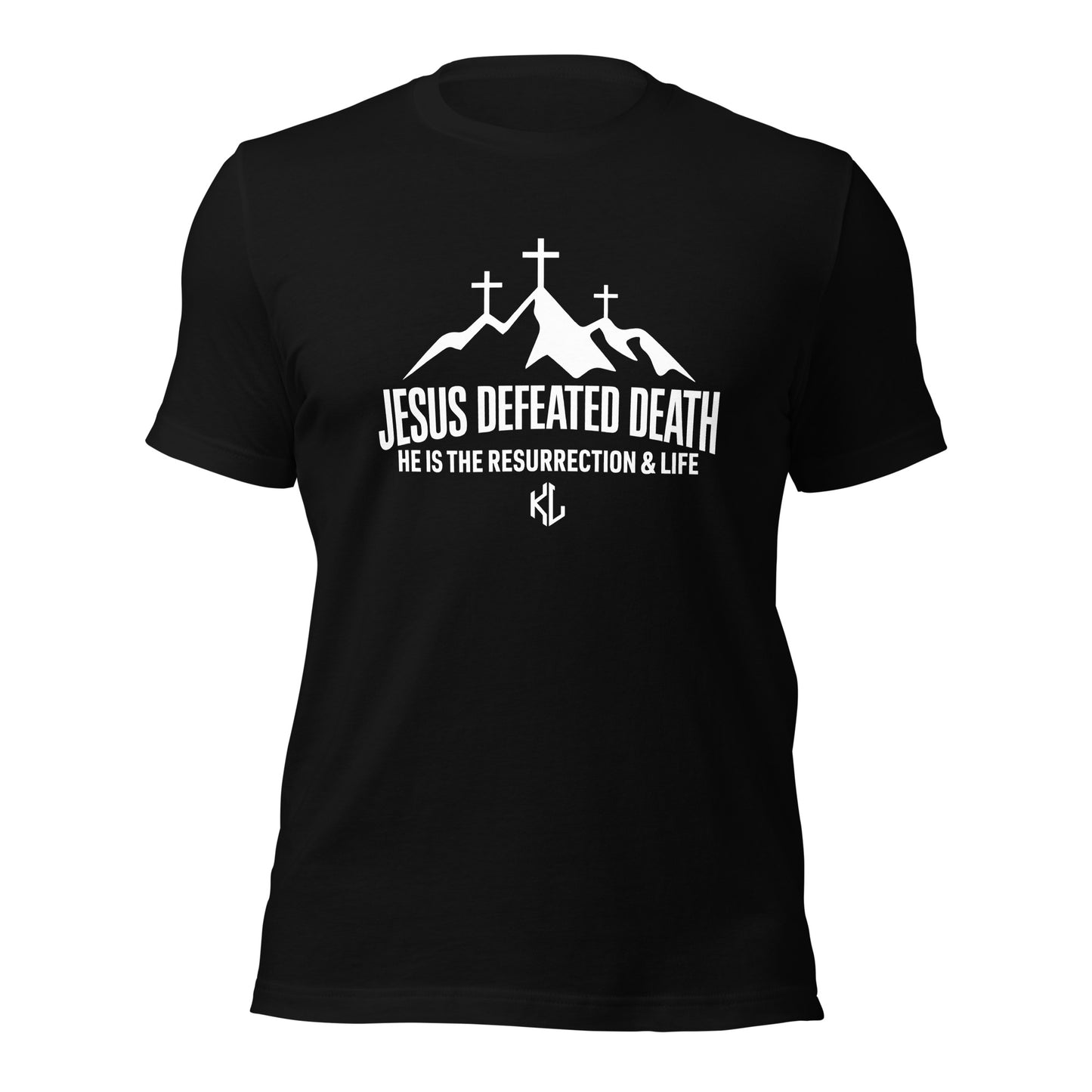 JESUS DEFEATED DEATH! HE IS THE RESURRECTION & LIFE Premium Unisex T-Shirt