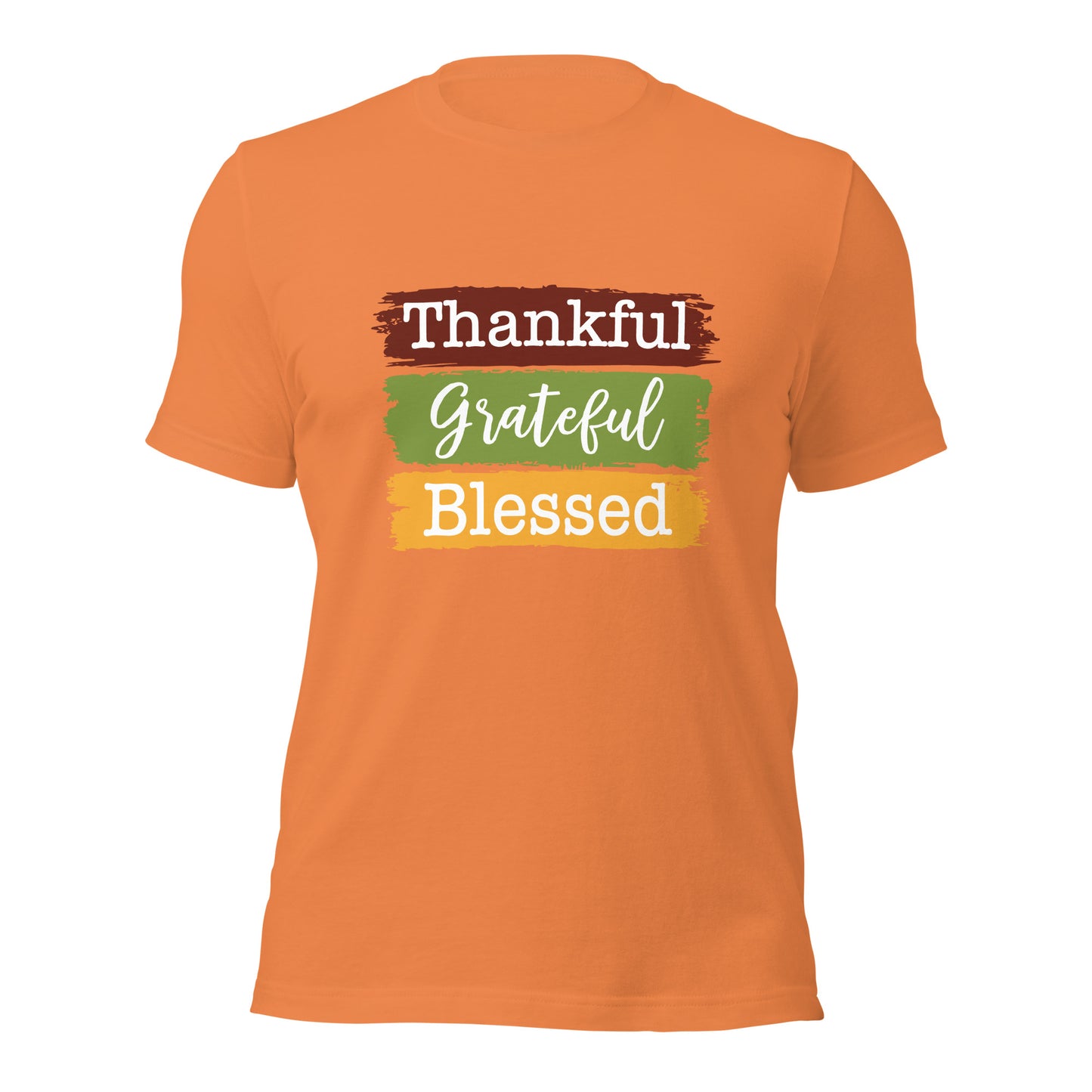 THANKFUL GRATEFUL BLESSED Premium Unisex T-Shirt