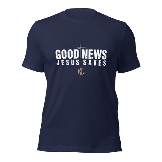 GOOD NEWS JESUS SAVES Premium Unisex T-Shirt