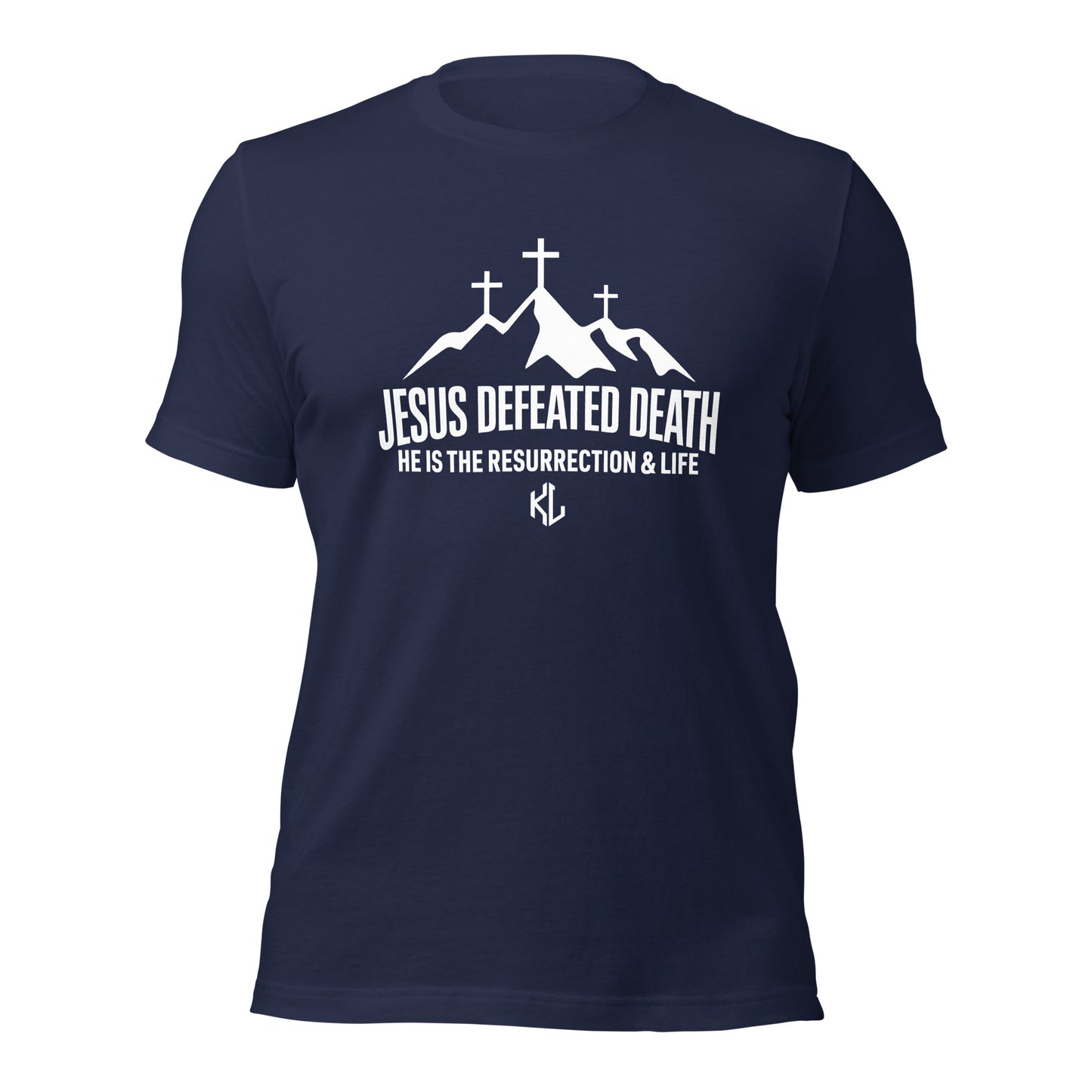 JESUS DEFEATED DEATH! HE IS THE RESURRECTION & LIFE Premium Unisex T-Shirt