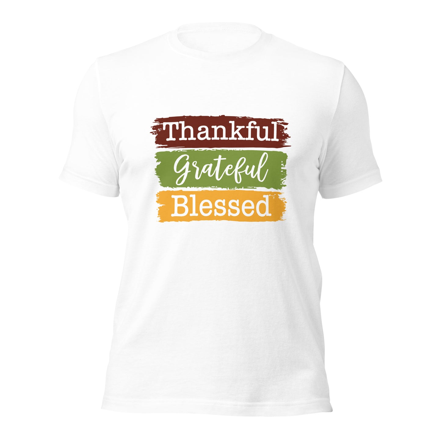 THANKFUL GRATEFUL BLESSED Premium Unisex T-Shirt