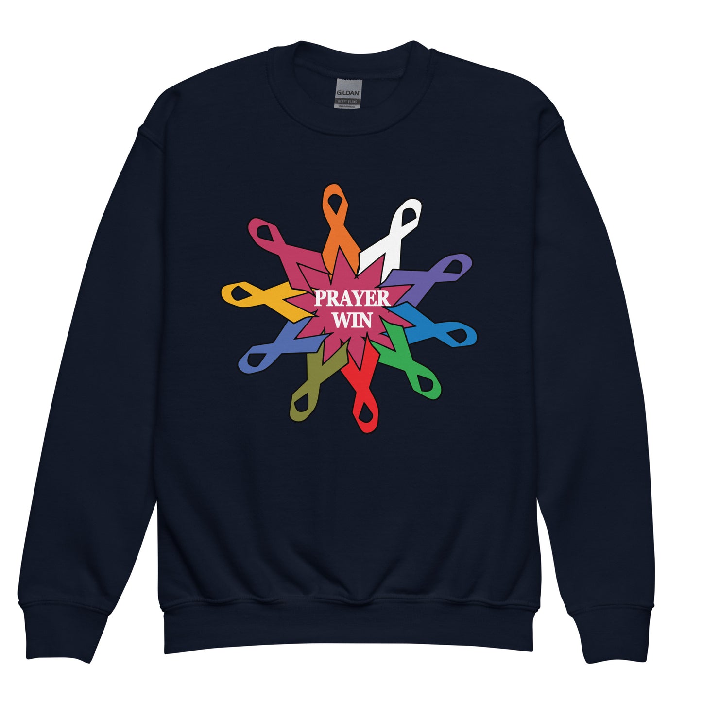 PRAYER WIN Youth Crewneck Sweatshirt