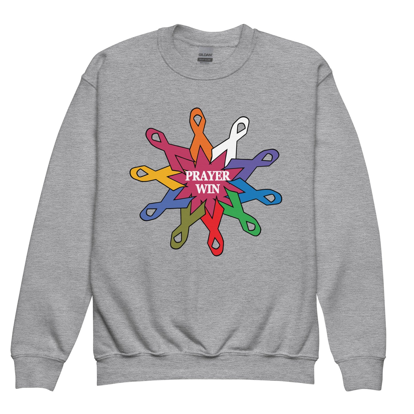 PRAYER WIN Youth Crewneck Sweatshirt