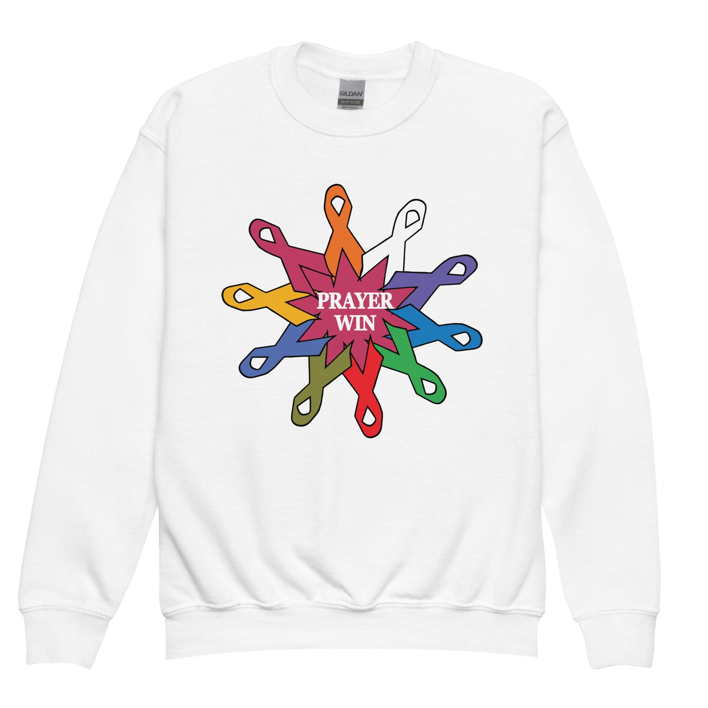 PRAYER WIN Youth Crewneck Sweatshirt